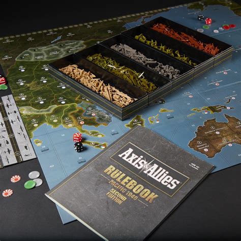 Avalon Hill Axis & Allies Pacific 1940 Second Edition WWII Strategy Board Game, Ages 12 and Up ...