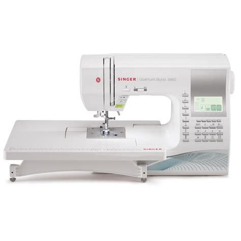 Singer® 9960 Quantum Stylist™ Electric Sewing Machine - 600 Stitches, Auto Pilot Mode, Accessory ...