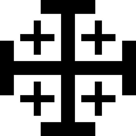 jerusalem cross clipart - Clipground