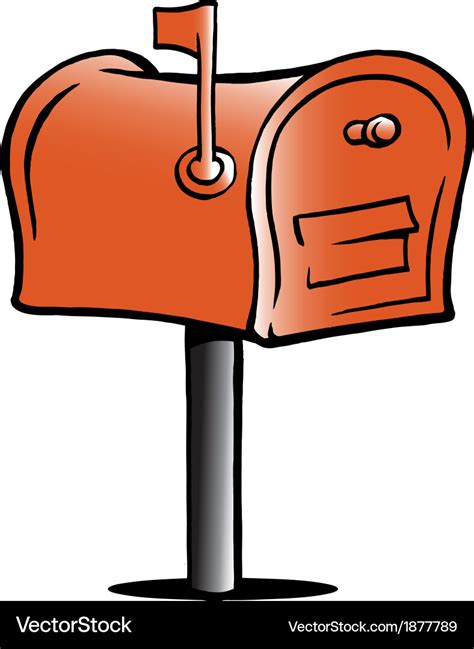 Hand-drawn an mailbox Royalty Free Vector Image