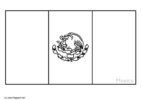 Coloring Page flag Mexico - Free printables - Img 6337