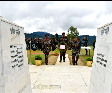 ASSAM RIFLES PAYS HOMAGE TO MARTYRS AT SOMSAI, UKHRUL ON 03rd JANUARY ...