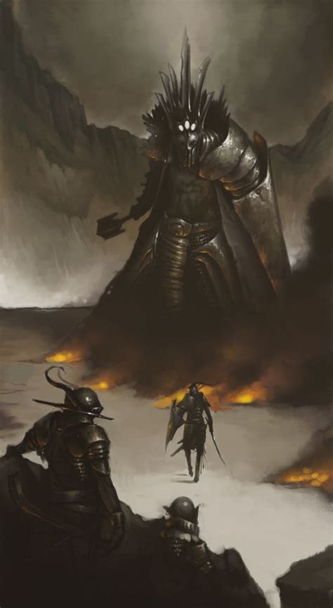 Morgoth vs Fingolfin | Middle earth art, Morgoth, Middle earth