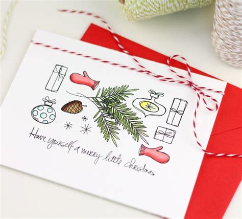 Quick & Easy DIY Holiday Card Ideas - Damask Love