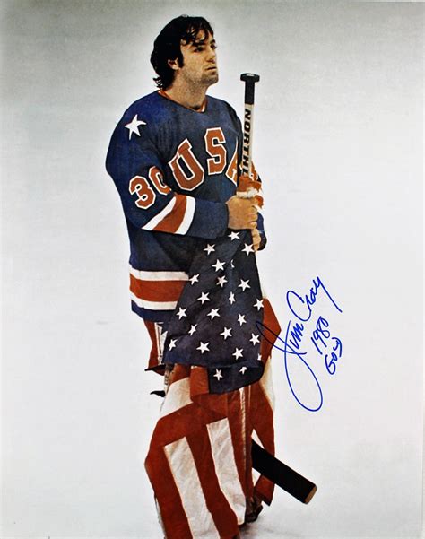 Lot Detail - Jim Craig (1980 US Hockey) Signed 16" x 20" Color Photo