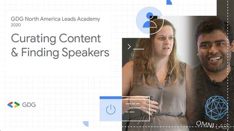 Curating content and finding speakers | GDG North America Leads Academy 2020 - YouTube