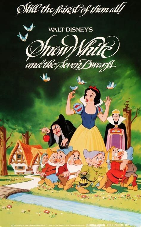 Snow White and the Seven Dwarfs (1937) | Snow white movie, Disney movie posters, Disney posters