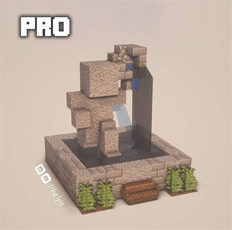 Minecraft Medieval Fountain