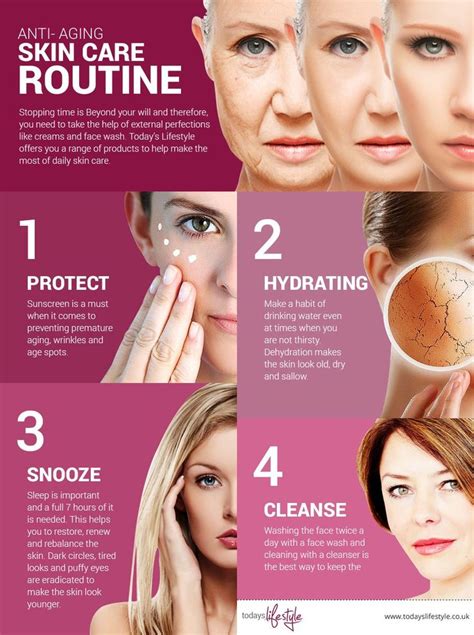 Infographics : Anti- Aging Skin Care Routine Want to learn more? Visit our blog. We have a great ...