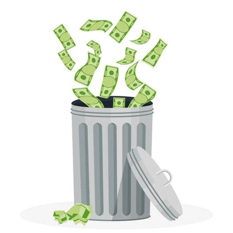 2,600+ Waste Money Stock Illustrations, Royalty-Free Vector Graphics & Clip Art - iStock