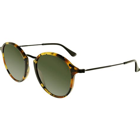 Ray-Ban Women's Round Fleck RB2447-1157-52 Brown Round Sunglasses - Walmart.com