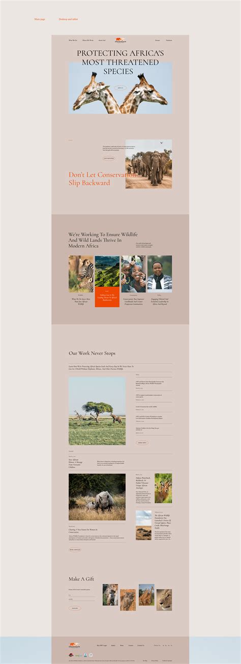 African Wildlife Foundation | Behance