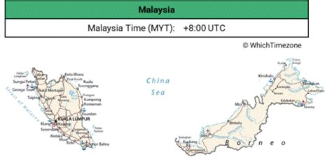 Malaysia Time Zone - WhichTimezone