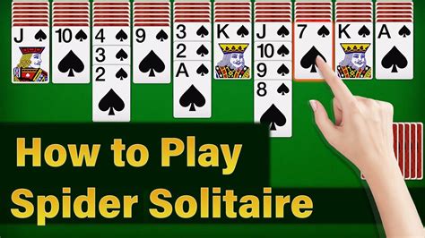 How to play spider solitaire | Spider Solitaire game Rules | Learn ...