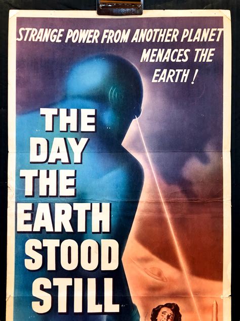 The Day the Earth Stood Still 1951 Original Movie Poster Insert