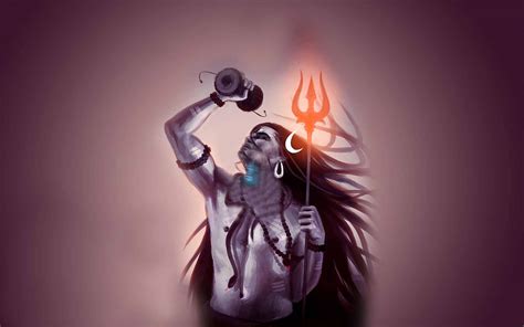 Download Mahadev With Damru And Trishul Wallpaper | Wallpapers.com