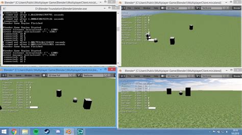Blender Game Engine Multiplayer Game - YouTube