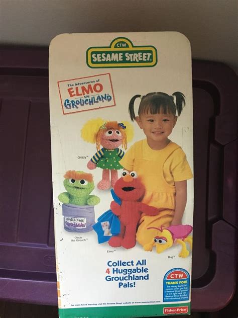 Sesame Street Elmo in Grouchland Plush Bug NIB Pink Yellow Fisher Price | #1839211723