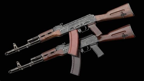 ArtStation - AK-74 AK-74N Kalashnikov Assault Rifle (Game Ready) | Game ...