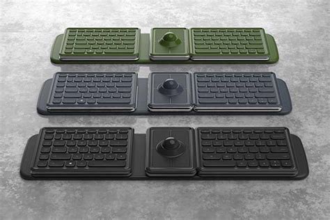 The Ergonomic Wireless Keyboard with Detachable Trackball | Gadgetsin