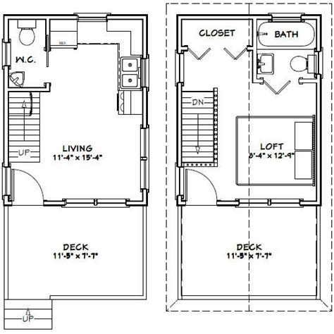 12 X 16 Cabin Floor Plans - floorplans.click