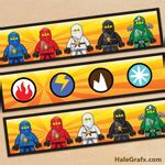 FREE Printable Ninjago Water Bottle Labels