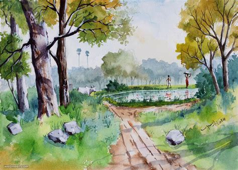 Watercolor Paintings By Balakrishnan 3 - Preview