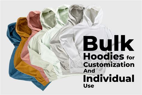 Bulk Hoodies For Customization And Individual Use – V.S. Tees™