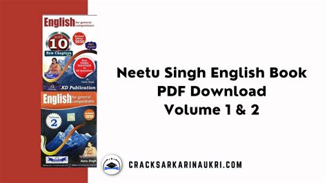 [Vol 1 & 2] Neetu Singh English Book PDF 2023 Download