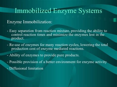 Chapter 3 immobilized enzymes