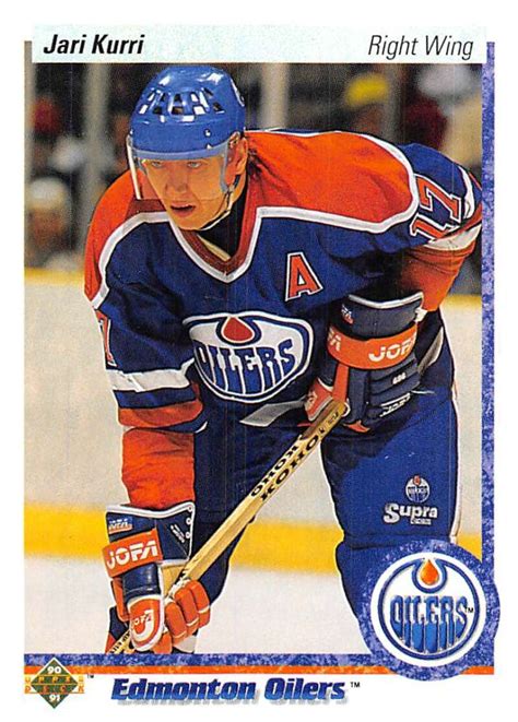 1990-91 Upper Deck Hockey #146 Jari Kurri Edmonton Oilers – Hockey Card ...