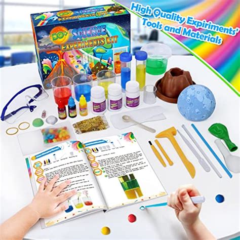 UNGLINGA 50+ Science Lab Experiments Kit for Kids Age 4-6-8-12, STEM ...