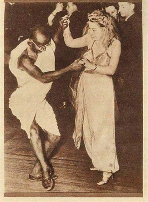 Mahatma Gandhi dancing with girl is an actor! - Bollywood News & Gossip ...