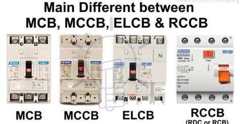 Elcb And Mcb Circuit Diagram