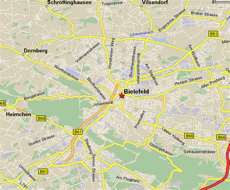 Bielefeld Map - Germany