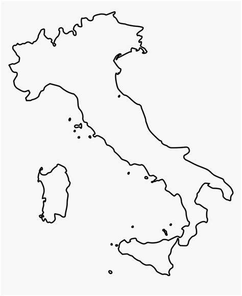 Italy Map Outline Printable Outline Map Of Italy Printable Free ...