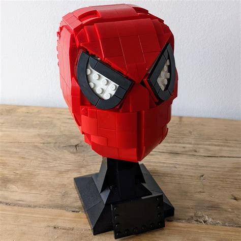 LEGO MOC Lego Spider-Man Mask by glenn_tanner55 | Rebrickable - Build with LEGO