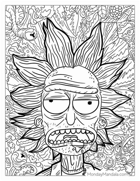 Rick and Morty Coloring Pages - Free Coloring Pages Printables