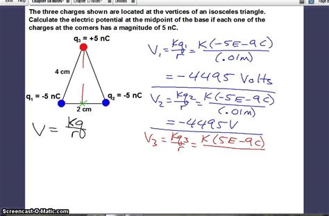 Electric Potential Problem - YouTube