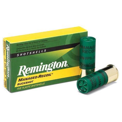 Remington Express Managed-Recoil Buckshot 12 Gauge RL12BK00 2 3/4" 00 ...