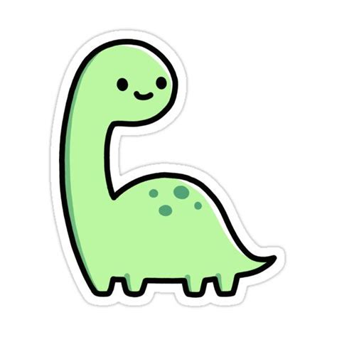 "Brontosaurus " Sticker for Sale by littlemandyart | Милые каракули, Рисунки sharpie, Граффити в ...