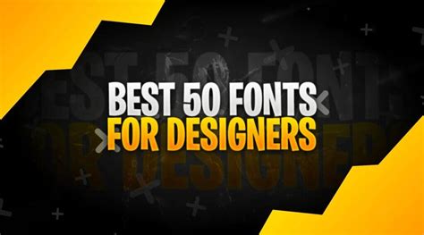 Best 50 Fonts Pack For Designers 2020 - Motioneditz