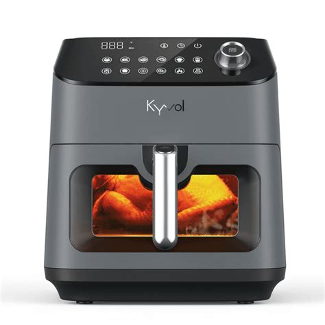 Kyvol Epichef F6T Air Fryer, 6 Quart, 8-in-1, 12 Presets One Touch with Digital LCD Screen ...