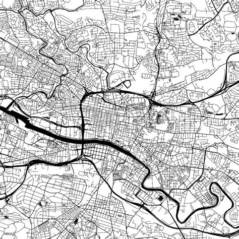 Glasgow map | Map vector, Glasgow map, Map