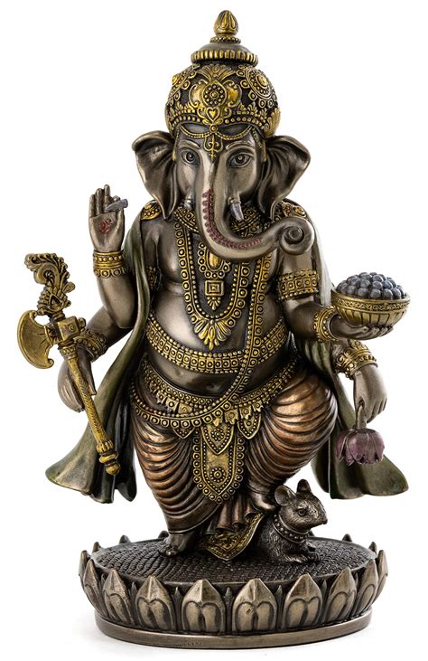 Buy Top CollectionGanesh Statue - Lord of Success Ganesha Hindu God Sculpture in Premium Cold ...