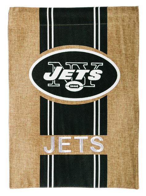 New York Jets Burlap Garden Flag - Sunset Key Chains