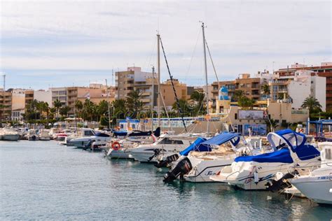 GARRUCHA, SPAIN - JANUARY 23, 2019 Luxury Boats in Marina Bay Garrucha ...