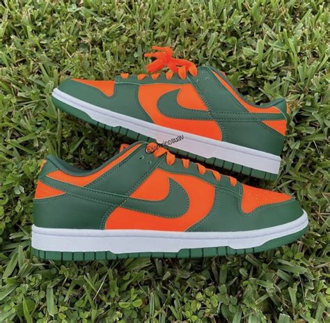 Nike Dunk Low Miami Hurricanes DD1391-300 Release Date | SneakerFiles