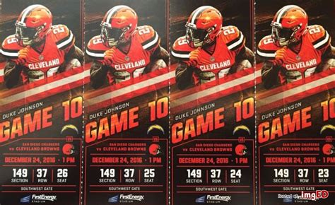 Browns Announce Lowering of Season Tickets for Some Seats in Stadium