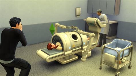 Sims 4 - Giving Birth in a Hospital! (((SECRET FEATURES))) - YouTube